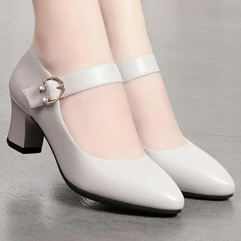 High Heel Shoes for Women's 2024 New Summer Pointed Shallow Mouth Shoes for Women's Square Heels Fashion Casual Shoes
High Heel Shoes for Women's 2024 New Summer Pointed Shallow Mouth Shoes for Women's Square Heels Fashion Casual Shoes