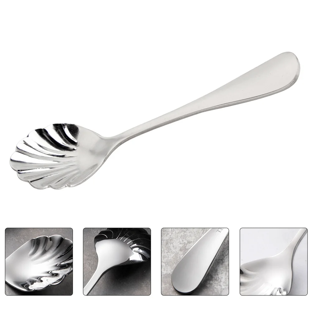 6Pcs Elegant Coffee Spoon Stainless Steel Dessert Design Multipurpose Scoop for Ice Cream Cake Milk Tea Stirring
6Pcs Elegant Coffee Spoon Stainless Steel Dessert Design Multipurpose Scoop for Ice Cream Cake Milk Tea Stirring
