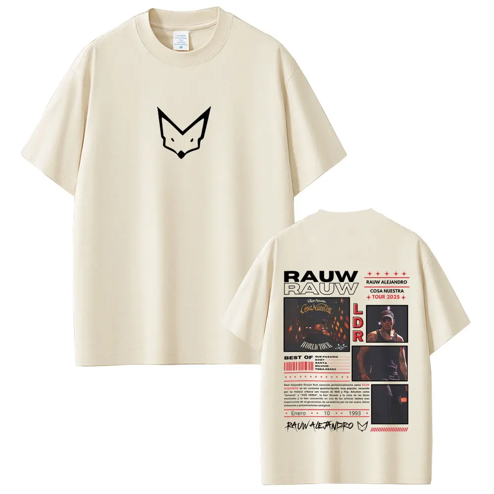Rapper Rauw Alejandro Cosa Nuestra World Tour 2025 T-shirts Men Hip Hop Fashion Pop Music T Shirt Men's Cotton Vintage T-shirt
Rapper Rauw Alejandro Cosa Nuestra World Tour 2025 T-shirts Men Hip Hop Fashion Pop Music T Shirt Men's Cotton Vintage T-shirt