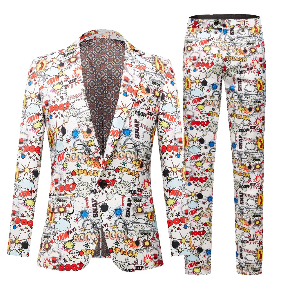8613 European and American red rose jacquard green fruit collar stage performance suit set
8613 European and American red rose jacquard green fruit collar stage performance suit set