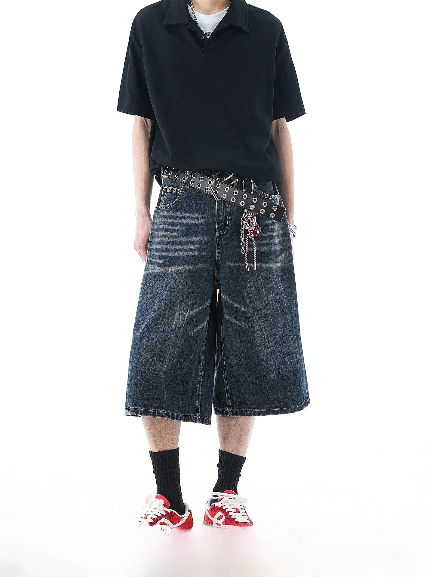 American Retro Washed Jeans Shorts Men's Summer Casual Straight Leg Pants Youthful Trend Cotton Blend Wear Resistant
American Retro Washed Jeans Shorts Men's Summer Casual Straight Leg Pants Youthful Trend Cotton Blend Wear Resistant