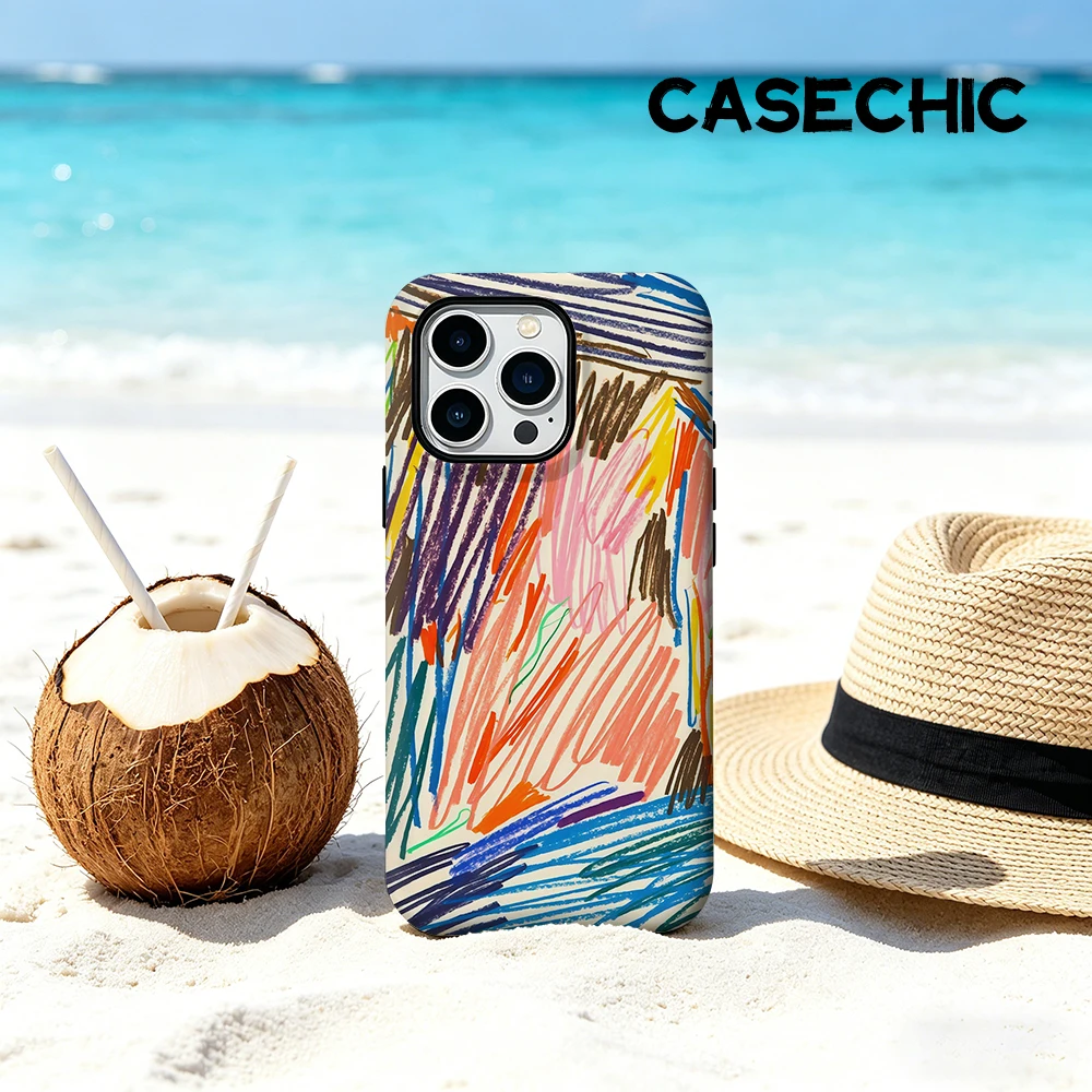 CaseChic case Matte Bumper For Magsafe Case For iPhone 17 16 15 14 Plus Pro Max Shockproof Hard PC Colored line drawing Cover
CaseChic case Matte Bumper For Magsafe Case For iPhone 17 16 15 14 Plus Pro Max Shockproof Hard PC Colored line drawing Cover