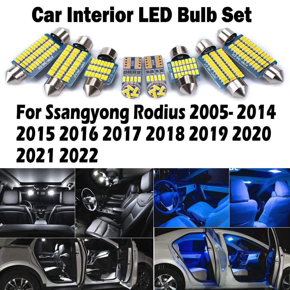 Комплект светодиодных внутренних купольных лампочек Canbus для Ssangyong Rodius 2005-2015 2016 2017 2018 2019 2020 2021 2022 Автомобильные аксессуары
Комплект светодиодных внутренних купольных лампочек Canbus для Ssangyong Rodius 2005-2015 2016 2017 2018 2019 2020 2021 2022 Автомобильные аксессуары