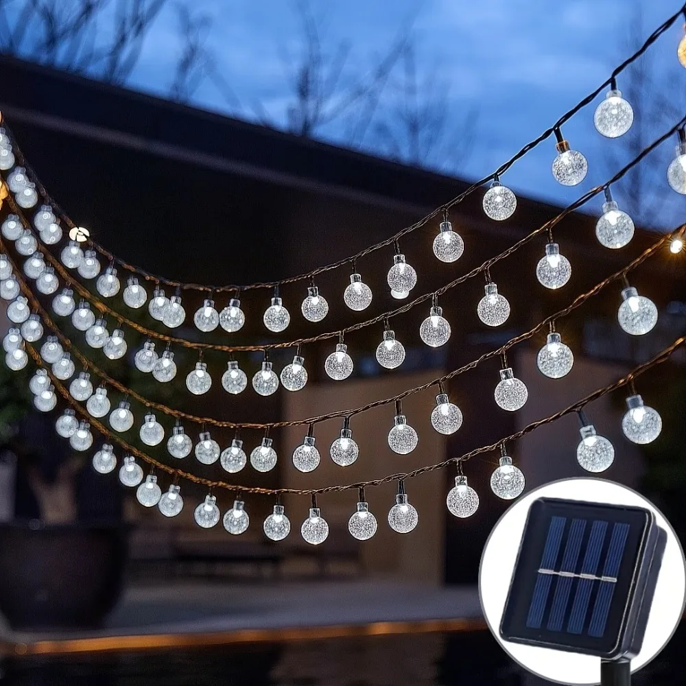 22m 200LED String Light Solar Fairy Lights Warm White Colorful Light Waterproof Outdoor Garden Wedding Decoration Christmas Lamp
22m 200LED String Light Solar Fairy Lights Warm White Colorful Light Waterproof Outdoor Garden Wedding Decoration Christmas Lamp