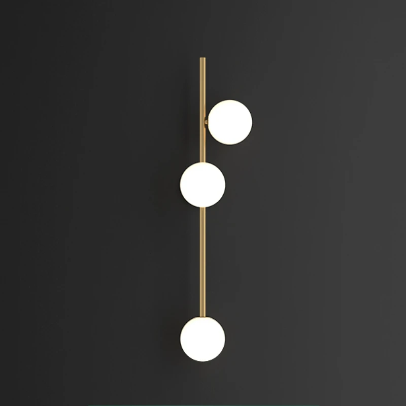 Full copper living room wall lamp Long background wall Bedroom bedside wall lamp
Full copper living room wall lamp Long background wall Bedroom bedside wall lamp