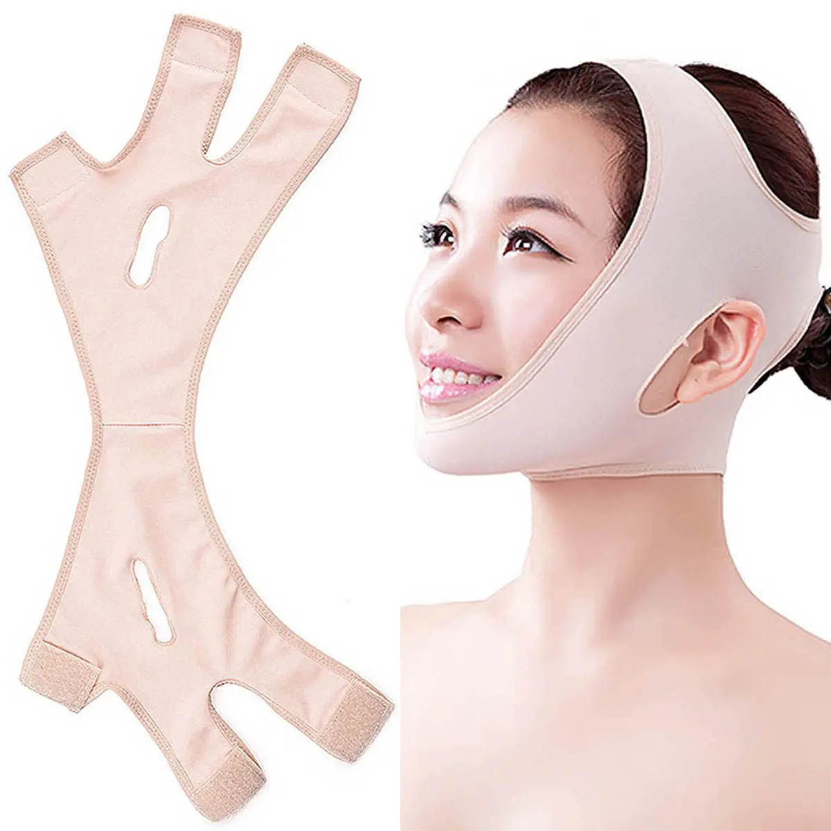 Premium Facial Slimming Mask for Double Chin Reduction Face Lifting Tightening Sagging Cheeks Contouring Skin Friendly
Premium Facial Slimming Mask for Double Chin Reduction Face Lifting Tightening Sagging Cheeks Contouring Skin Friendly