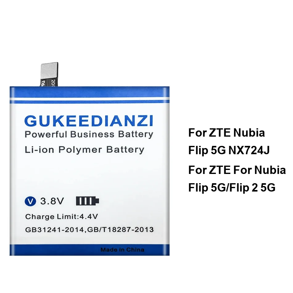 1200-3900mAh Mobile Phone Battery For Zte Nubia Flip nx724j 5G Li3910T45P8h383652 LI3909T45P8H383646 LI3934T45P8H675654
1200-3900mAh Mobile Phone Battery For Zte Nubia Flip nx724j 5G Li3910T45P8h383652 LI3909T45P8H383646 LI3934T45P8H675654