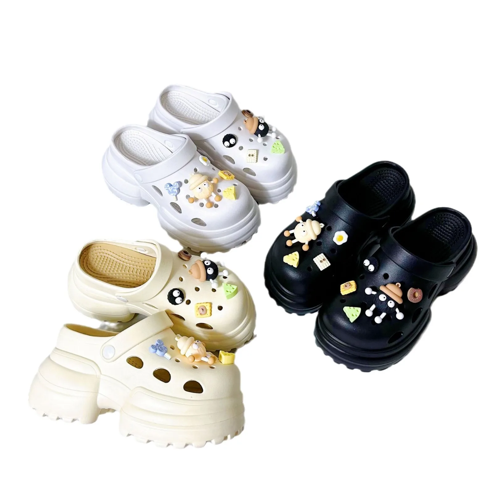 Summer Women's Clogs - Thick Platform Sandals with Breathable Upper & Textured Non-Slip Soles
Summer Women's Clogs - Thick Platform Sandals with Breathable Upper & Textured Non-Slip Soles