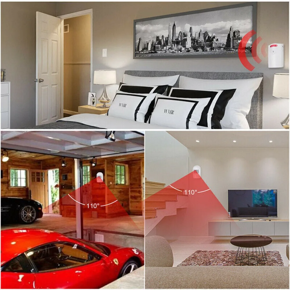 1+2 Wireless Visitor Reminder Receiver Intruder Alert The Burglar Alarm Alarm Motion Sensor Alarm System
1+2 Wireless Visitor Reminder Receiver Intruder Alert The Burglar Alarm Alarm Motion Sensor Alarm System