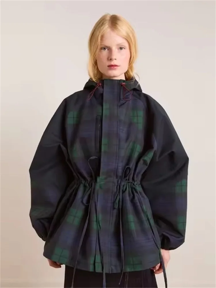 COOBBU Women Vintage Grid Loose Jacket Oversize Loose Stand Collar Coat Long Sleeve Hoodie Lace Up Outwears 2026 New Lady Street
COOBBU Women Vintage Grid Loose Jacket Oversize Loose Stand Collar Coat Long Sleeve Hoodie Lace Up Outwears 2026 New Lady Street