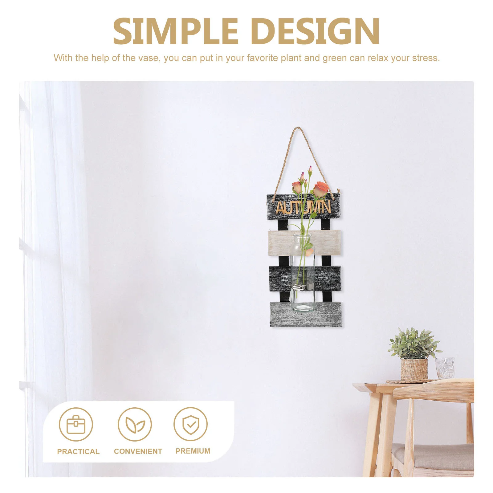 Wall Hanging Decor Mounted Vase Home Rustic Planter Ornament for Creative Hydroponic
Wall Hanging Decor Mounted Vase Home Rustic Planter Ornament for Creative Hydroponic