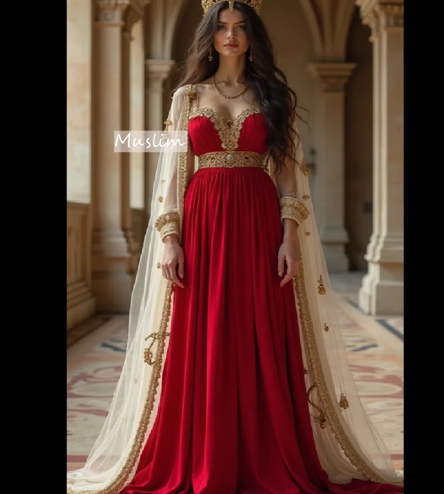 Victorian Red Prom Dress With Caped Baroque Renaissance Long Sleeve Lace Fairy Woodland Evening Dress 2025 Formal Customized
Victorian Red Prom Dress With Caped Baroque Renaissance Long Sleeve Lace Fairy Woodland Evening Dress 2025 Formal Customized