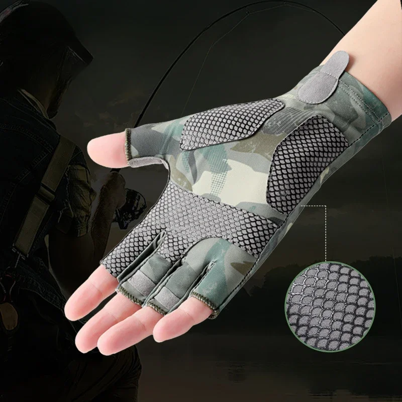 Fishing Gloves Half Finger Sun Protection Cycling Gloves Fitness Gym Sun Glove For Women Men Outdoor Sports Breathable Anti-Slip
Fishing Gloves Half Finger Sun Protection Cycling Gloves Fitness Gym Sun Glove For Women Men Outdoor Sports Breathable Anti-Slip