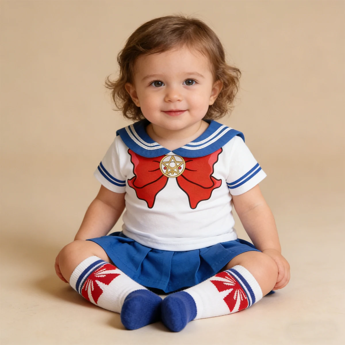 Baby Girls Sailor Moon Bodysuit Short Sleeve Dress Newborn Rompers Carnival Halloween Cosplay Outfit Fancy Party Costume
Baby Girls Sailor Moon Bodysuit Short Sleeve Dress Newborn Rompers Carnival Halloween Cosplay Outfit Fancy Party Costume