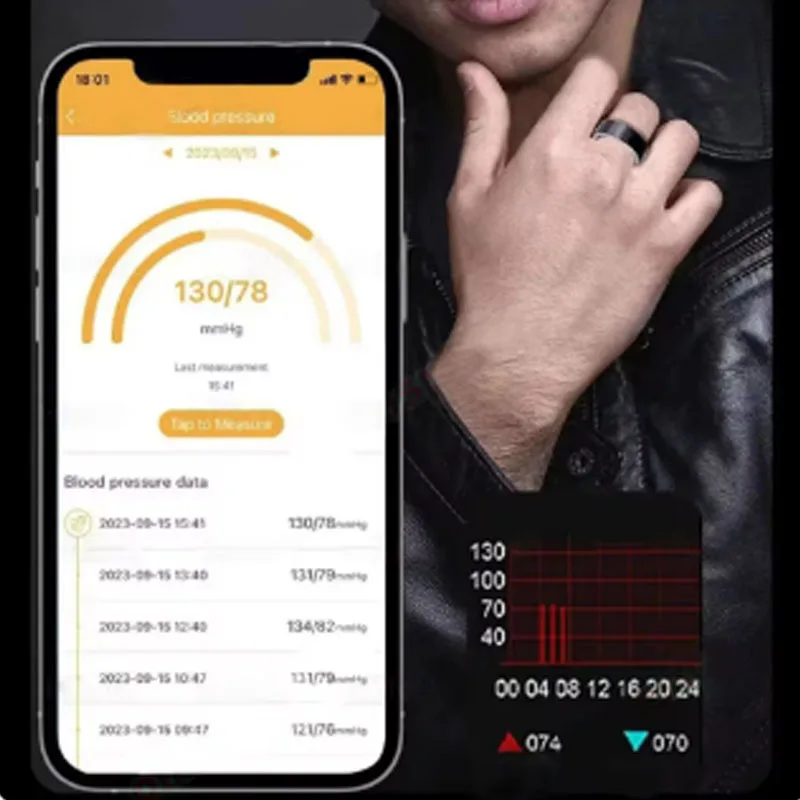 NEW Smart Ring Smart Rings forSamsung Galaxy S10 Lite Oppo Women Men Health Monitoring IP68 & 3ATM Waterproof Multi-sport Mode
NEW Smart Ring Smart Rings forSamsung Galaxy S10 Lite Oppo Women Men Health Monitoring IP68 & 3ATM Waterproof Multi-sport Mode