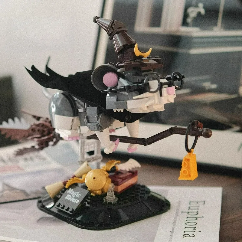 Конструктор MOC: Механическая мышь-робот, настольный декор, модель-украшение, игрушка, модный коллекционный предмет, праздничный подарок для мальчиков
Конструктор MOC: Механическая мышь-робот, настольный декор, модель-украшение, игрушка, модный коллекционный предмет, праздничный подарок для мальчиков