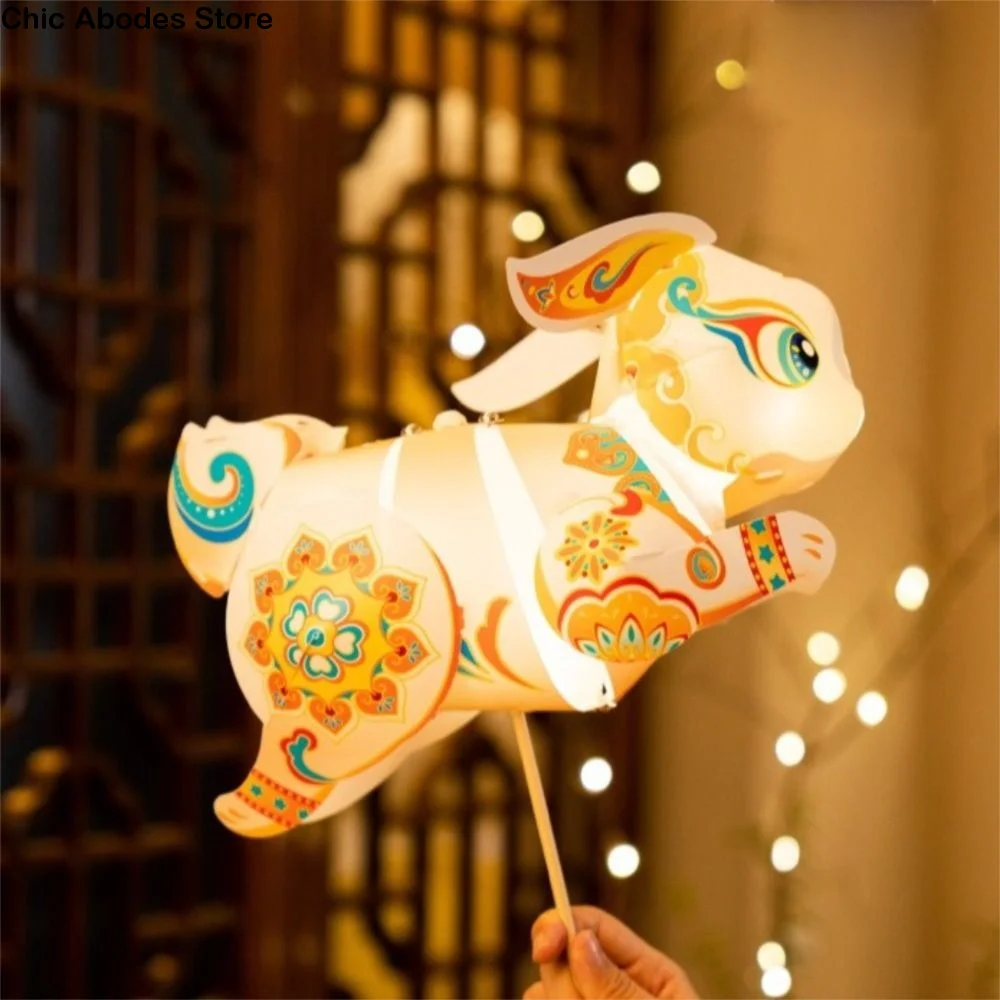 Flying Rabbit Rabbit Lantern Handmade Cartoon Mid-Autumn Festival Lantern Glowing DIY Material Package Handheld Rabbit Lantern
Flying Rabbit Rabbit Lantern Handmade Cartoon Mid-Autumn Festival Lantern Glowing DIY Material Package Handheld Rabbit Lantern
