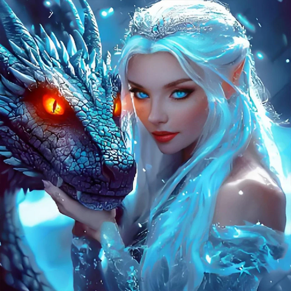 Dragon Snow Queen Diamond Painting DIY Full Square Round Drill Mosaic Jewelry Cross Stitch Embroidery Art Anime Woman Home Decor
Dragon Snow Queen Diamond Painting DIY Full Square Round Drill Mosaic Jewelry Cross Stitch Embroidery Art Anime Woman Home Decor
