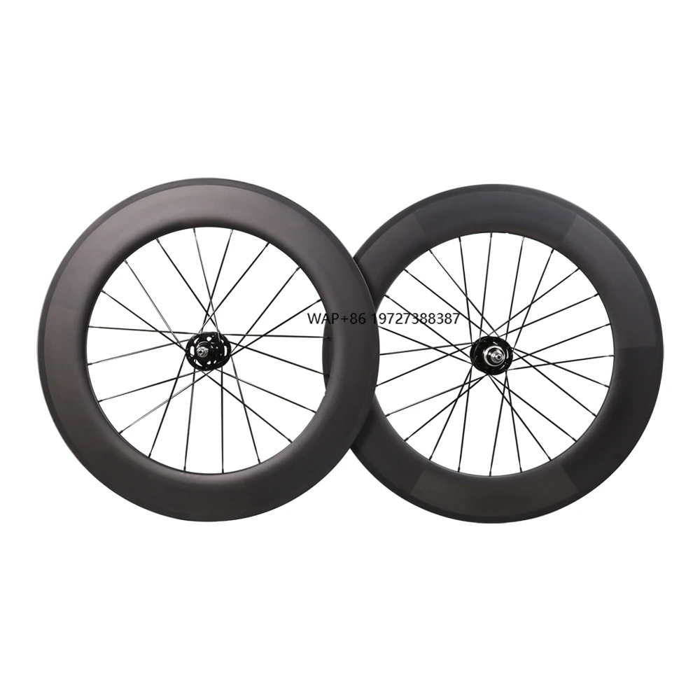 700C Carbon Track Bike Wheelset 88C 23mm Depth Track Wheels
700C Carbon Track Bike Wheelset 88C 23mm Depth Track Wheels