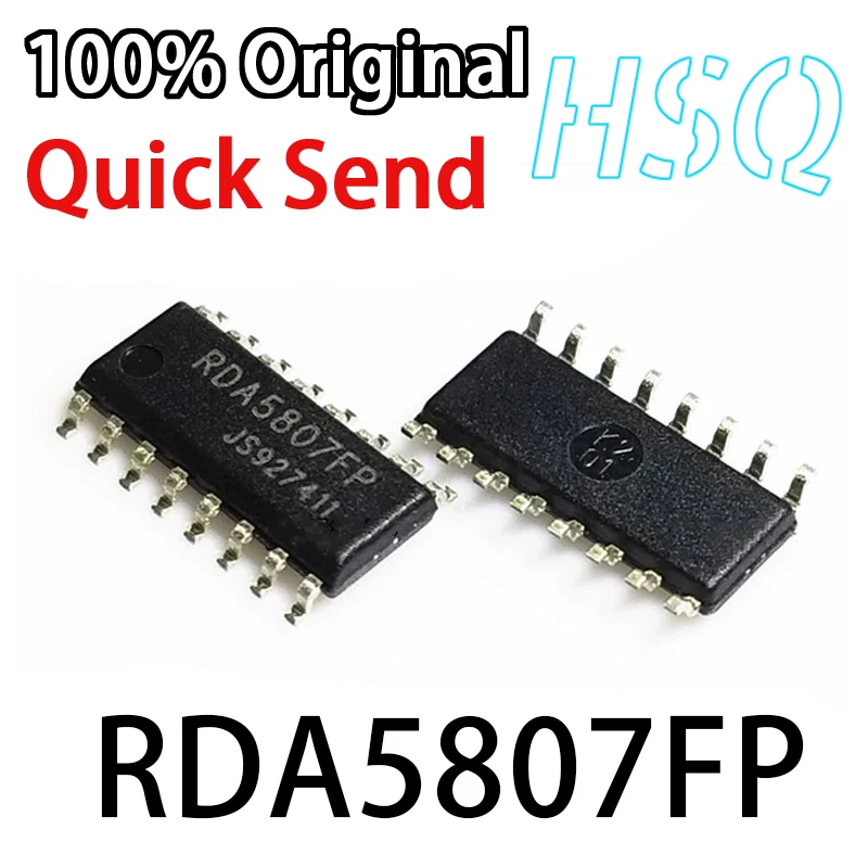 5PCS New Original RDA5807FP FM Stereo Radio Chip Radio IC Patch SOP-16 RDA5807
5PCS New Original RDA5807FP FM Stereo Radio Chip Radio IC Patch SOP-16 RDA5807