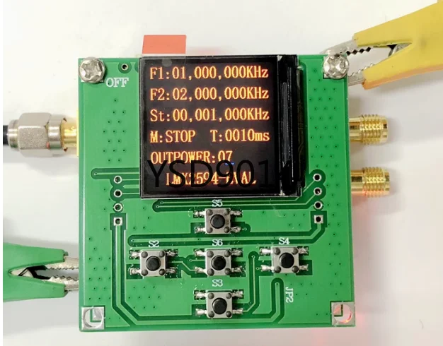 LMX2594 Frequency Synthesizer Development Board PLL Phase Locked Loop 10M-15GHz High Frequency Microwave Signal Source
LMX2594 Frequency Synthesizer Development Board PLL Phase Locked Loop 10M-15GHz High Frequency Microwave Signal Source