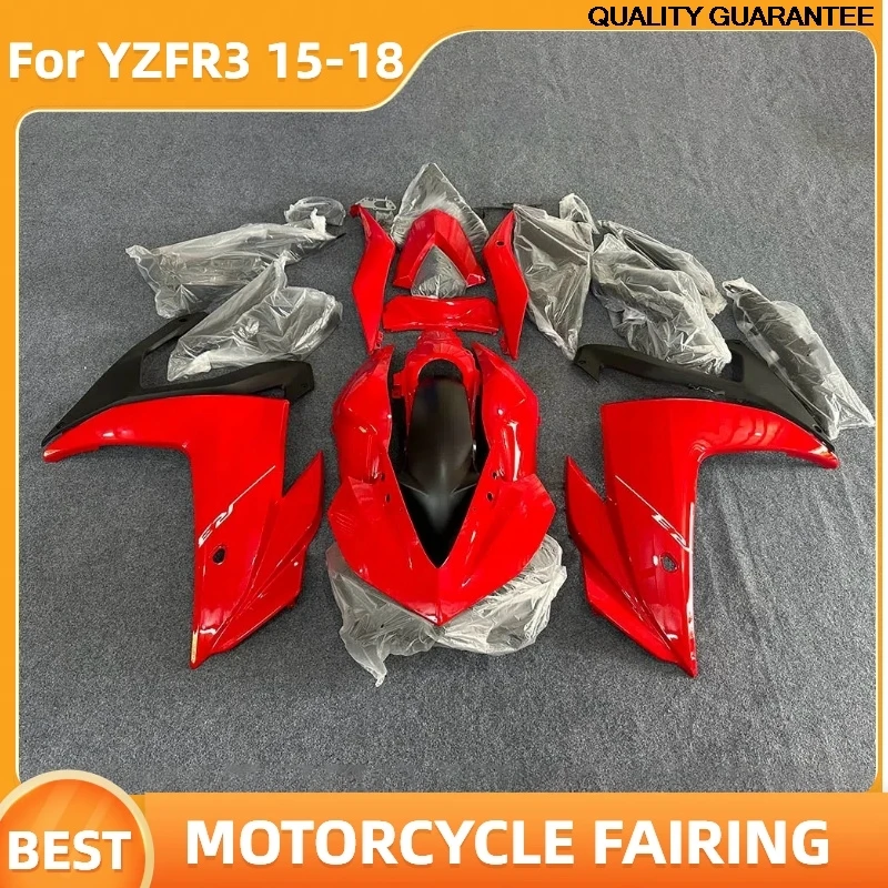 Painted Motorcycle Fairings forYAMAHA R3 15 16 17 18 YZF R3 2015-2018 100% Fit High Grade Body Rebuild All Red Bodykit
Painted Motorcycle Fairings forYAMAHA R3 15 16 17 18 YZF R3 2015-2018 100% Fit High Grade Body Rebuild All Red Bodykit