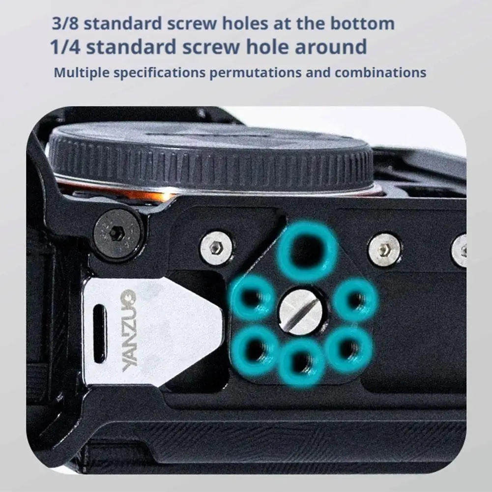 Aluminum Camera Case for Sony A7M4 A7R5 Photography Expansion Protection Frame Locating Bracket A7M4 Camera Rabbit Cage H4H3
Aluminum Camera Case for Sony A7M4 A7R5 Photography Expansion Protection Frame Locating Bracket A7M4 Camera Rabbit Cage H4H3