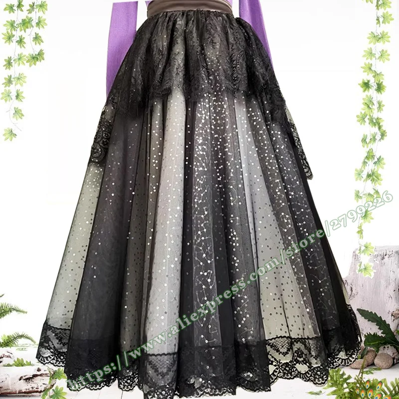 2024 Spring Summer Sequin Lace Splicing High Waist Slimming Women's Long Skirt flowy skirt women festival outfit women
2024 Spring Summer Sequin Lace Splicing High Waist Slimming Women's Long Skirt flowy skirt women festival outfit women