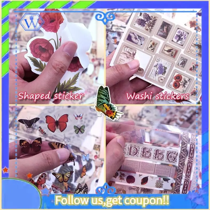 Easy To Use Scrapbook Supplies, (361Pcs) Vintage Aesthetic Scrapbook Kit With Paper, Stickers, Picture Frames, A6 Notebook Blank
Easy To Use Scrapbook Supplies, (361Pcs) Vintage Aesthetic Scrapbook Kit With Paper, Stickers, Picture Frames, A6 Notebook Blank