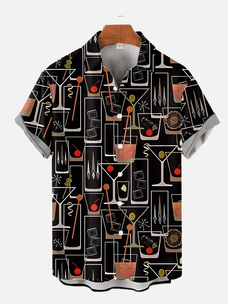 New summer Shirts for self-cultivation, featuring geometric patterns, modern style colorful paintings, football-style shirts
New summer Shirts for self-cultivation, featuring geometric patterns, modern style colorful paintings, football-style shirts