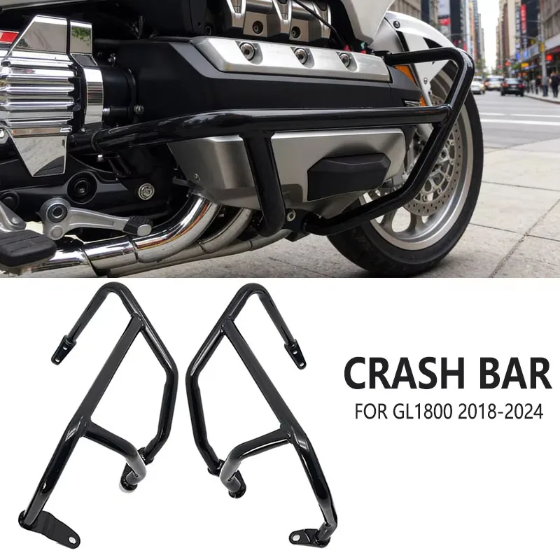 Fit For HONDA Gold Wing 1800 Crash Bar Engine Tank Guard Cover Bumper Frame Protector Goldwing GL1800 F6C 2018-2024 2022 2023
Fit For HONDA Gold Wing 1800 Crash Bar Engine Tank Guard Cover Bumper Frame Protector Goldwing GL1800 F6C 2018-2024 2022 2023