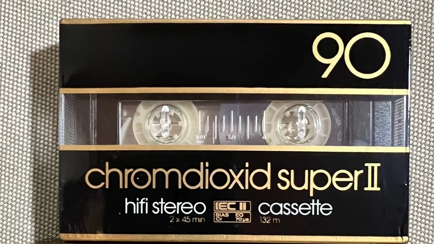 New unopened tape for BASF CR-SII Class II blank tape
New unopened tape for BASF CR-SII Class II blank tape