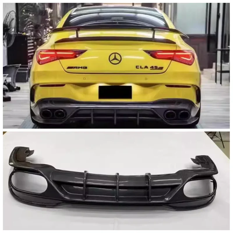 For Benz W118 CLA260 CLA35 CLA45 AMG 2020-2022 Real Carbon Fiber Car Trunk Bumper Rear Diffuser Spoiler Exhaust Cover Body Kit
For Benz W118 CLA260 CLA35 CLA45 AMG 2020-2022 Real Carbon Fiber Car Trunk Bumper Rear Diffuser Spoiler Exhaust Cover Body Kit