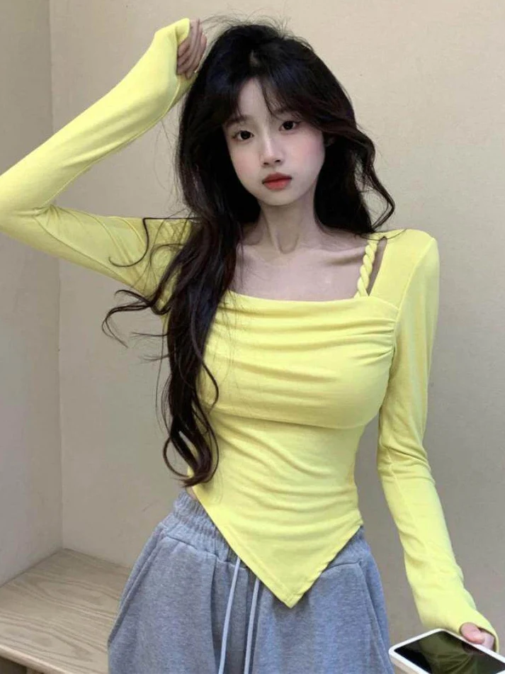 plus Size Women's Long Sleeve T-Shirt Asymmetric Slim Fit Spring Autumn Pure Desire Style Comfortable Breathable Polyester Fiber
plus Size Women's Long Sleeve T-Shirt Asymmetric Slim Fit Spring Autumn Pure Desire Style Comfortable Breathable Polyester Fiber