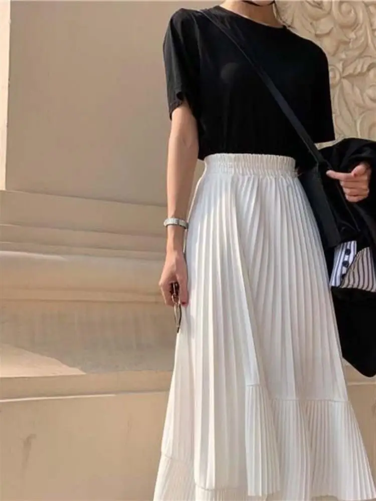 Asymmetrical Pleated Chiffon Half Skirt Women's Spring New Korean High Waist A-Line Cake Skirt Large Flounce
Asymmetrical Pleated Chiffon Half Skirt Women's Spring New Korean High Waist A-Line Cake Skirt Large Flounce