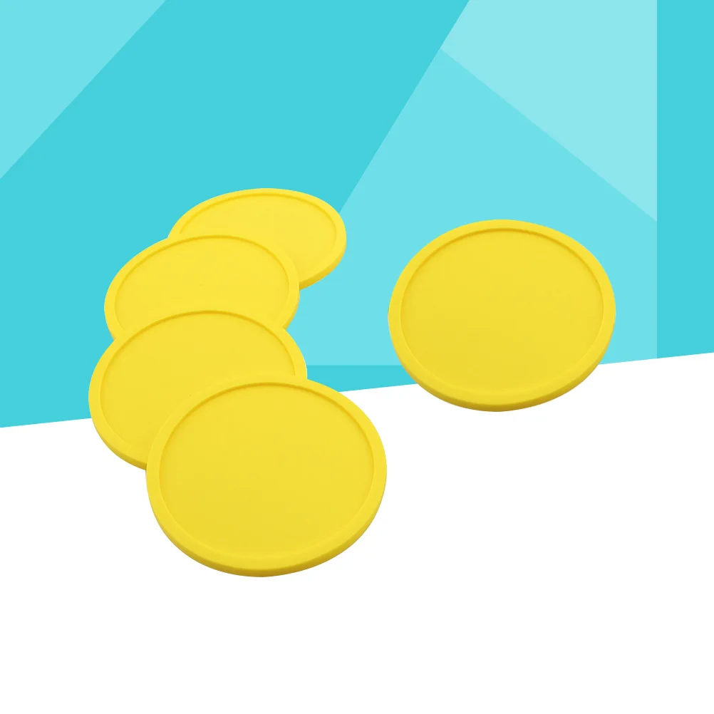 5pcs Silicone Cup Coasters Food Grade Heat Resistant -40 To 230°C Non-Slip Mug Mats For Home Office Tableware Yellow Color
5pcs Silicone Cup Coasters Food Grade Heat Resistant -40 To 230°C Non-Slip Mug Mats For Home Office Tableware Yellow Color