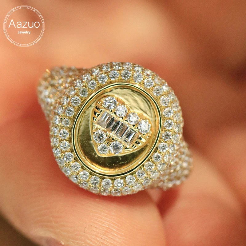 Aazuo Luxury Jewely Vintage Style 18K Solid Gold Real Diamonds 1.65ct Fashion Band Rings For Girls & Women Senior Banquet Party
Aazuo Luxury Jewely Vintage Style 18K Solid Gold Real Diamonds 1.65ct Fashion Band Rings For Girls & Women Senior Banquet Party