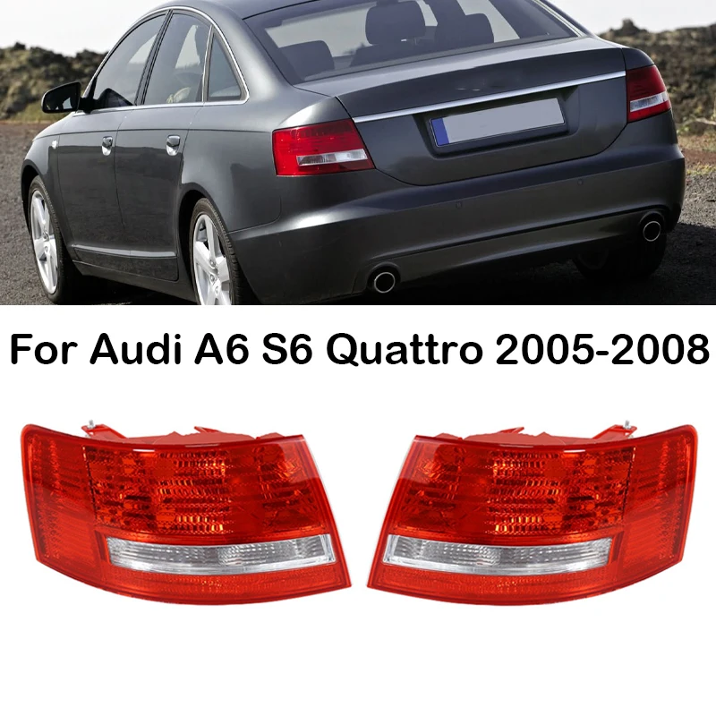 For Audi A6 S6 Quattro 2005 2006 2007 2008 Car Rear Tail Light Brake Stop Lamp Tail Lamp With No Bulbs 4F5945096M 4F5945095M
For Audi A6 S6 Quattro 2005 2006 2007 2008 Car Rear Tail Light Brake Stop Lamp Tail Lamp With No Bulbs 4F5945096M 4F5945095M
