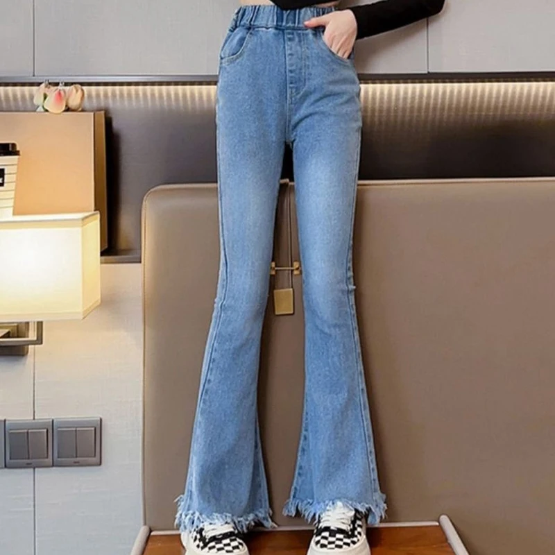 Children Jeans Girls Cotton Print Splice Stretch Denim Pants Korean Teenage Trousers Wear Kids ClothingDenim Spring Autumn
Children Jeans Girls Cotton Print Splice Stretch Denim Pants Korean Teenage Trousers Wear Kids ClothingDenim Spring Autumn