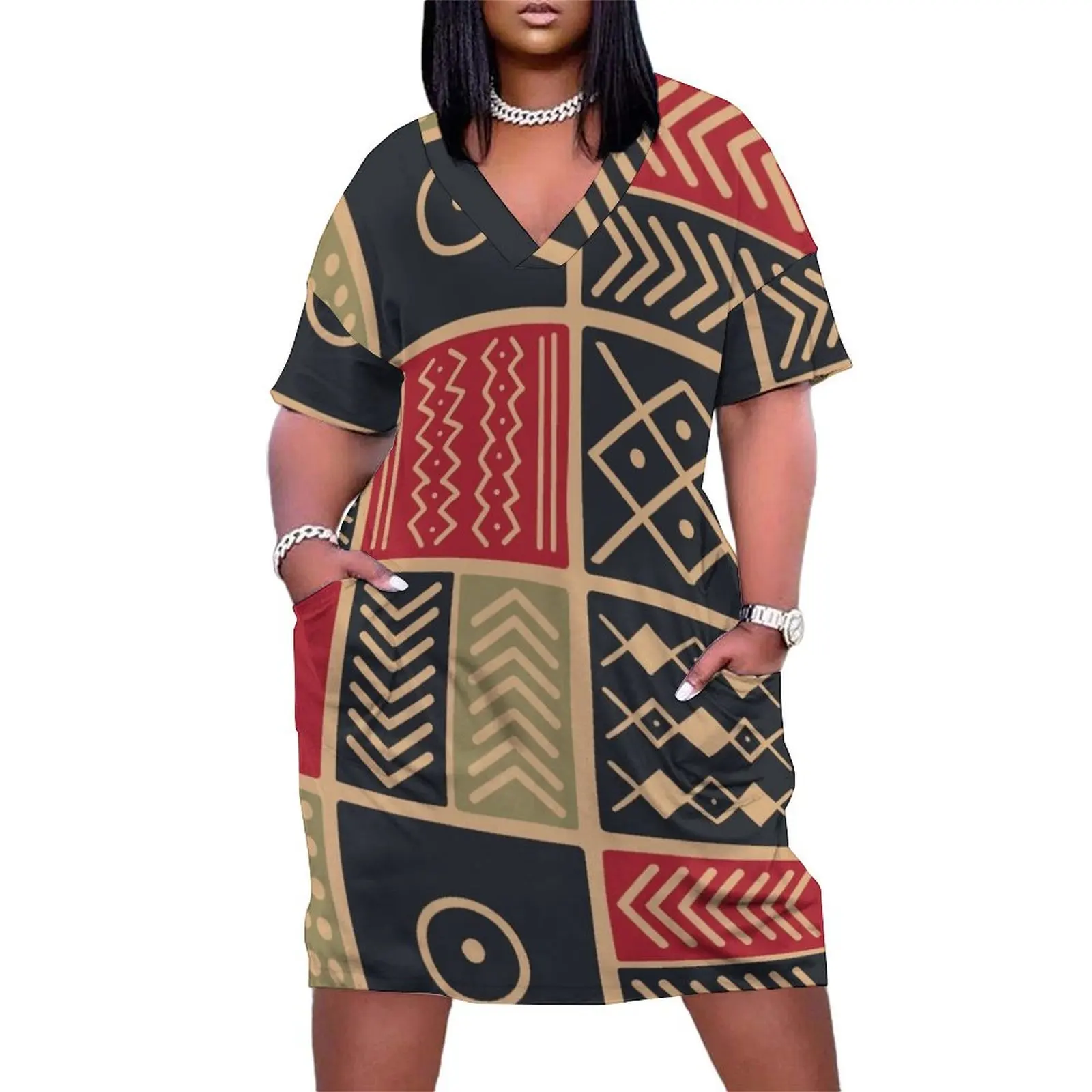 African Ethnic Textile 6 Loose Pocket Dress elegant women's dresses sale summer dress woman 2025 trendy
African Ethnic Textile 6 Loose Pocket Dress elegant women's dresses sale summer dress woman 2025 trendy
