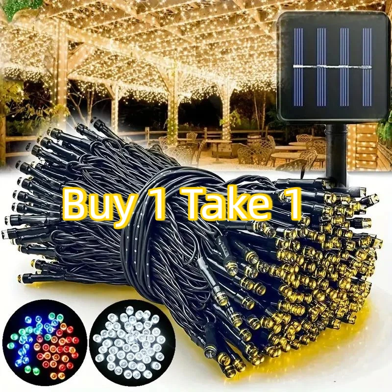 12M LED Solar 100 LED Christmas Lights Outdoor Waterproof For Party Fairy Garden Xmas Tree Decoration Solar Lights
12M LED Solar 100 LED Christmas Lights Outdoor Waterproof For Party Fairy Garden Xmas Tree Decoration Solar Lights