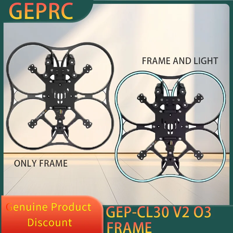GEPRC GEP-CL30 V2 O3 Frame Kits Suitable Cinelog 30 V2 Drone Carbon Fiber Frame DIY RC FPV Quadcopter Drone Accessories Parts
GEPRC GEP-CL30 V2 O3 Frame Kits Suitable Cinelog 30 V2 Drone Carbon Fiber Frame DIY RC FPV Quadcopter Drone Accessories Parts