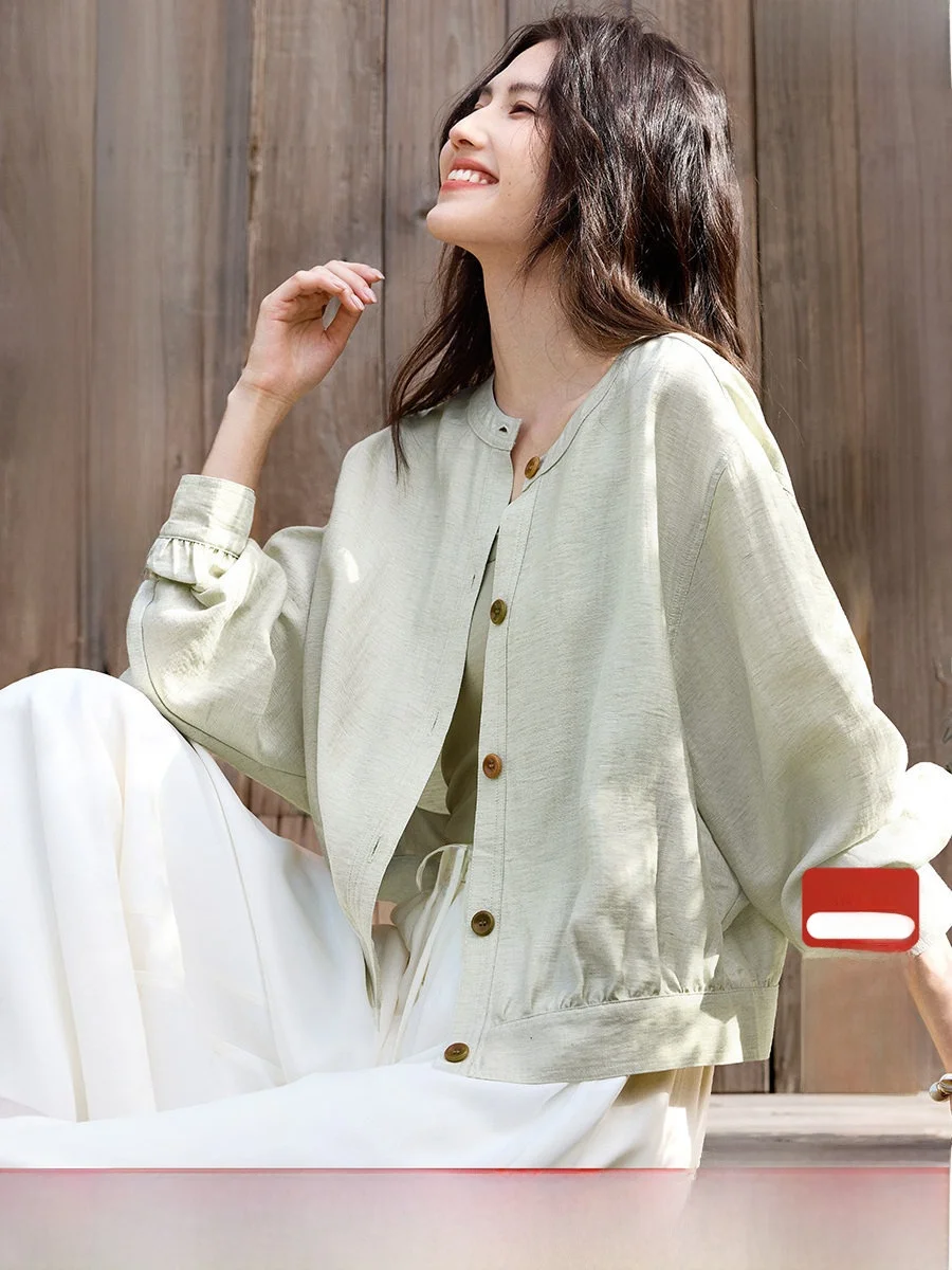 Женская свободная тонкая блузка-накидка XWI Linen Salt Series, весна-лето, для повседневной носки, легкий пиджак
Женская свободная тонкая блузка-накидка XWI Linen Salt Series, весна-лето, для повседневной носки, легкий пиджак