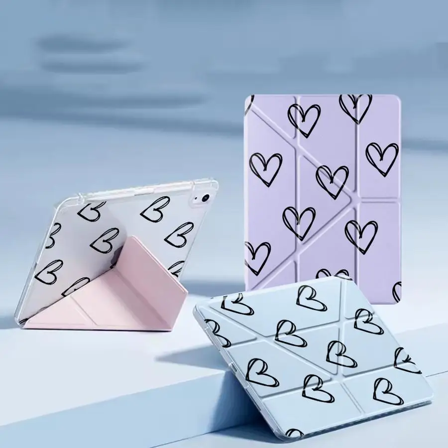 Cartoon Flower Love Heart Tablet Case For iPad Air 4 5 M3 M2 1 2 M4 11inch Mini 6 7 Pro 11th 10th 9th 8th 7th 12.9inch Pro 2025
Cartoon Flower Love Heart Tablet Case For iPad Air 4 5 M3 M2 1 2 M4 11inch Mini 6 7 Pro 11th 10th 9th 8th 7th 12.9inch Pro 2025
