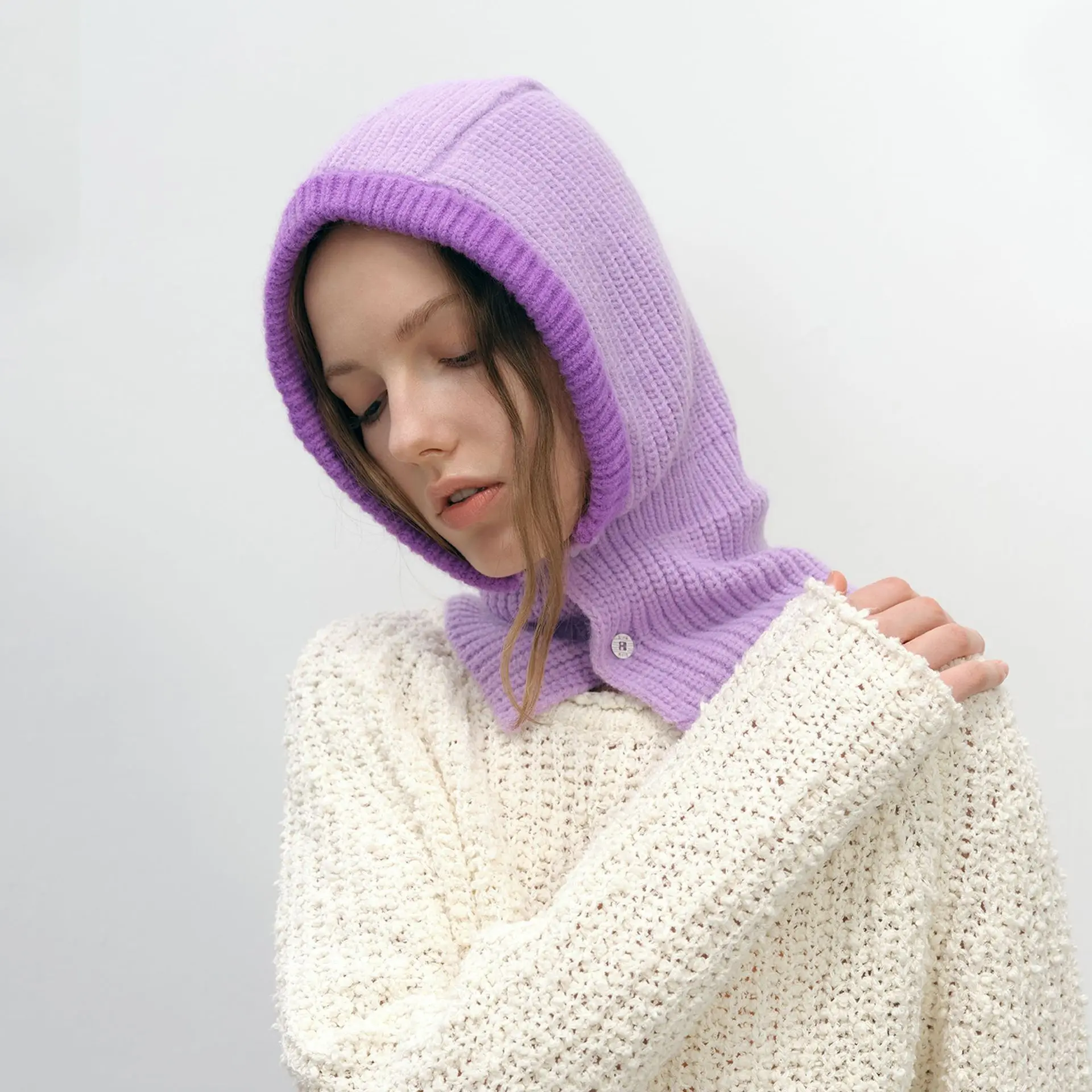 Women's Hooded Ski Beanie Hat, 20% Wool, Knitted Caps, Neck Collar, Scarf, Balaclava, Snow, Girl, Winter
Women's Hooded Ski Beanie Hat, 20% Wool, Knitted Caps, Neck Collar, Scarf, Balaclava, Snow, Girl, Winter