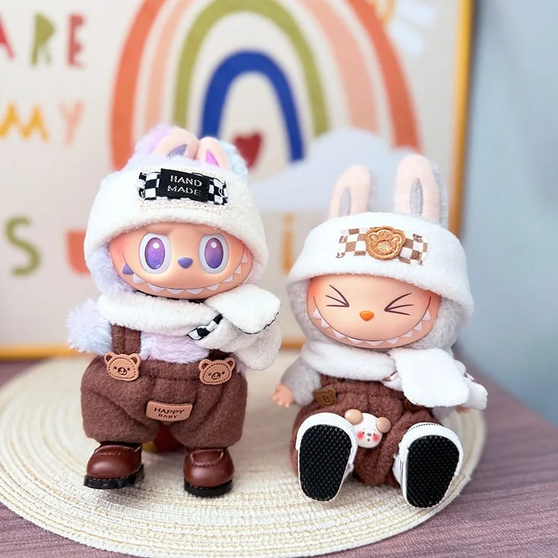 (Without Doll) Suitable for 15-17cm Labub Cute Mini DIY Toy Doll Accessories Little Bear Plaid Sitting Party Costume Pendant
(Without Doll) Suitable for 15-17cm Labub Cute Mini DIY Toy Doll Accessories Little Bear Plaid Sitting Party Costume Pendant