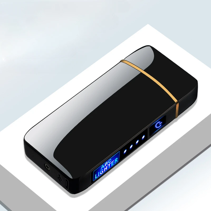 Touch-sensing Dual Arc Charging Lighter Electrical Pulse Ignition USB Cigarette Lighter Digital Power Display Cigarette Device
Touch-sensing Dual Arc Charging Lighter Electrical Pulse Ignition USB Cigarette Lighter Digital Power Display Cigarette Device