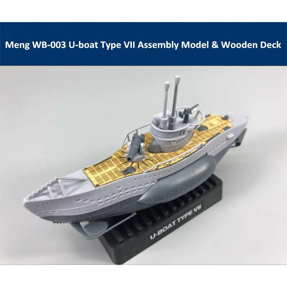 Meng WB-003 U-boat Type VII Q Edition German ubmarine Assembly Model&Wooden Deck
Meng WB-003 U-boat Type VII Q Edition German ubmarine Assembly Model&Wooden Deck