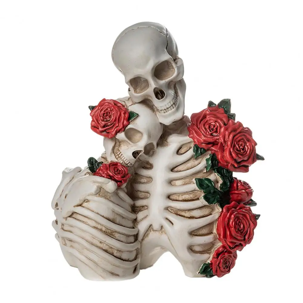 Halloween Skeleton Figurine Couple Resin Figurine Gothic Skull Couple Statue, Holiday Home Decoration for Shelf Table Mantel
Halloween Skeleton Figurine Couple Resin Figurine Gothic Skull Couple Statue, Holiday Home Decoration for Shelf Table Mantel