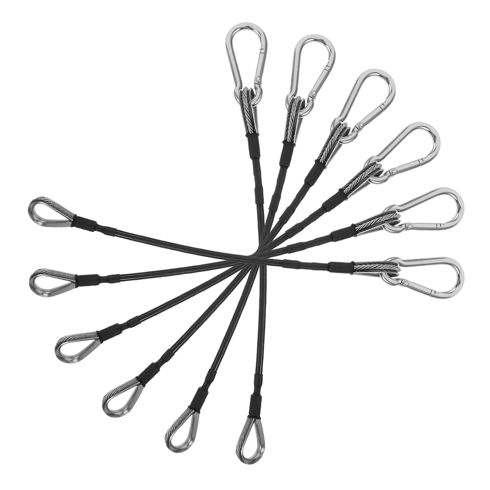 6pcs Fitness Tension Wire Rope Cable Looped Ends Heavy Duty Trainer Attachments Steel Exercise Gym Accessories Resistance Ropes
6pcs Fitness Tension Wire Rope Cable Looped Ends Heavy Duty Trainer Attachments Steel Exercise Gym Accessories Resistance Ropes